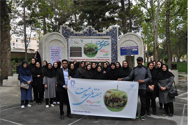 اقدامات انجام شده در دومین روز هفته سلامت مرکز بهداشت شهرستان کرمانشاه