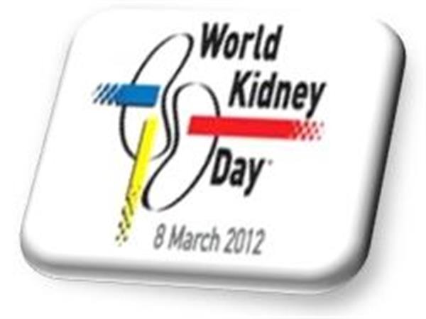 Theme of the World Kidney Day 2012 (WKD 2012) is" Donate - Kidneys for Life - Receive"