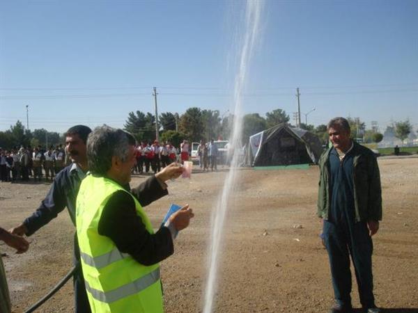 بهداشت محیط شهرستان کرمانشاه درهفته بلایای طبیعی سال1389 1