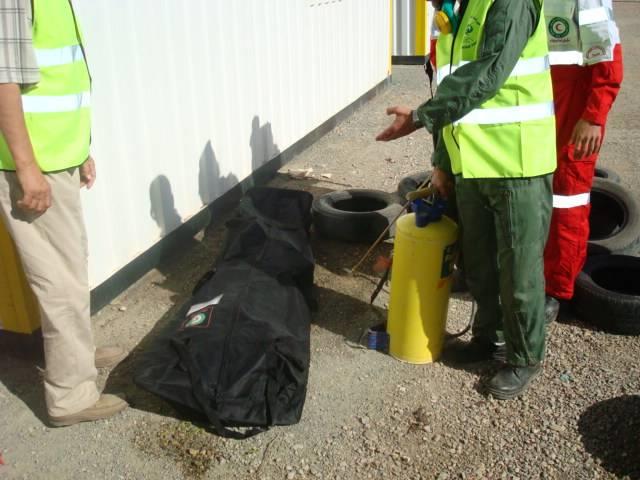 بهداشت محیط شهرستان کرمانشاه درهفته بلایای طبیعی سال1389 10