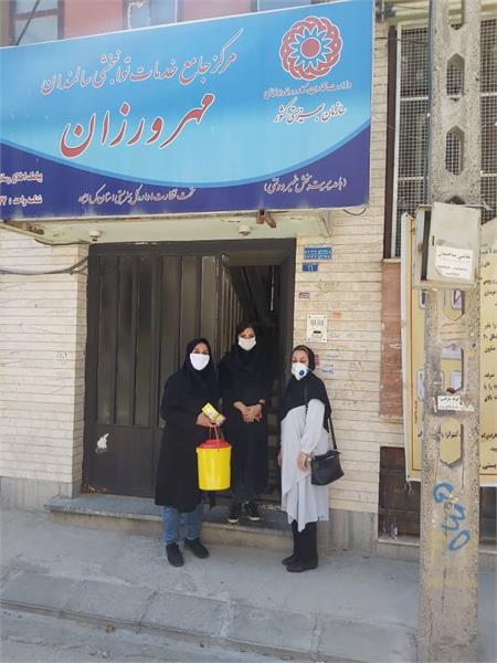 بازدید کارشناس برنامه سالمندان از آسایشگاه های سالمندان شهرستان کرمانشاه