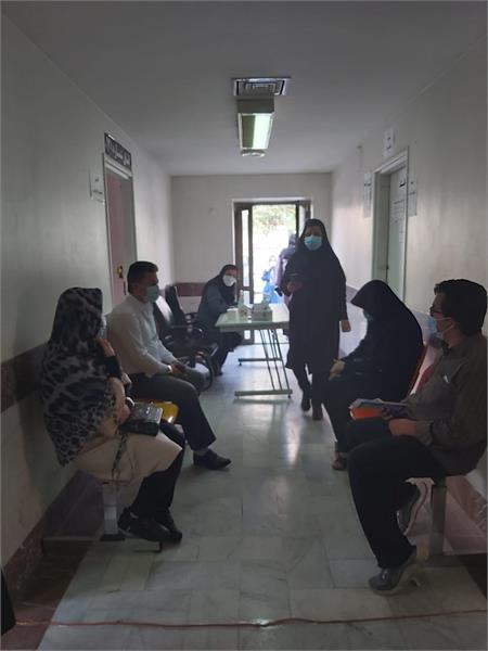 انجام واکسیناسیون مددکاران و مددجویان تحت پوشش سازمان سازمان بهزیستی در مرکز توانبخشی شهید فیاض بخش