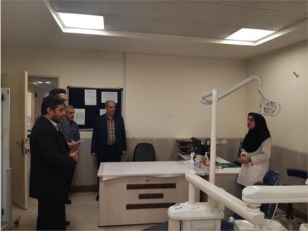 بازدید رئیس مرکز بهداشت شهرستان از مرکز خدمات جامع سلامت شبانه روزی ماهیدشت