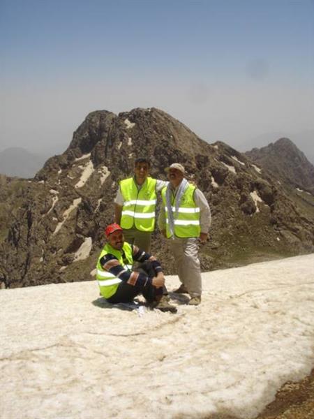 صعود پرسنل بهداشت محیط شهرستان کرمانشاه درسال1389به ارتفاعات دالاخانی 14