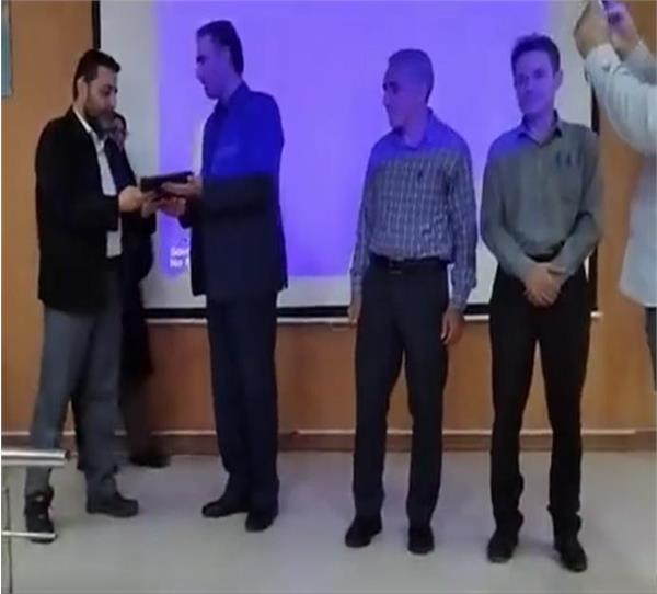 مراسم تقدیر از همکار بازنشسته: