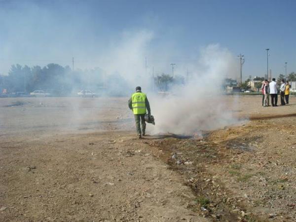 بهداشت محیط شهرستان کرمانشاه درهفته بلایای طبیعی سال1389 17