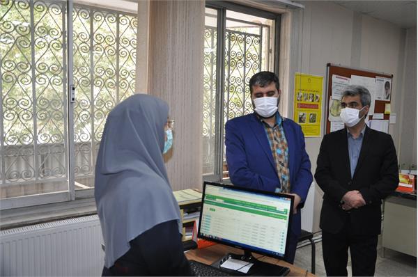 بازدید رئیس اداره جوانی جمعیت وزارت بهداشت از مراکز تحت پوشش مرکز بهداشت شهرستان کرمانشاه