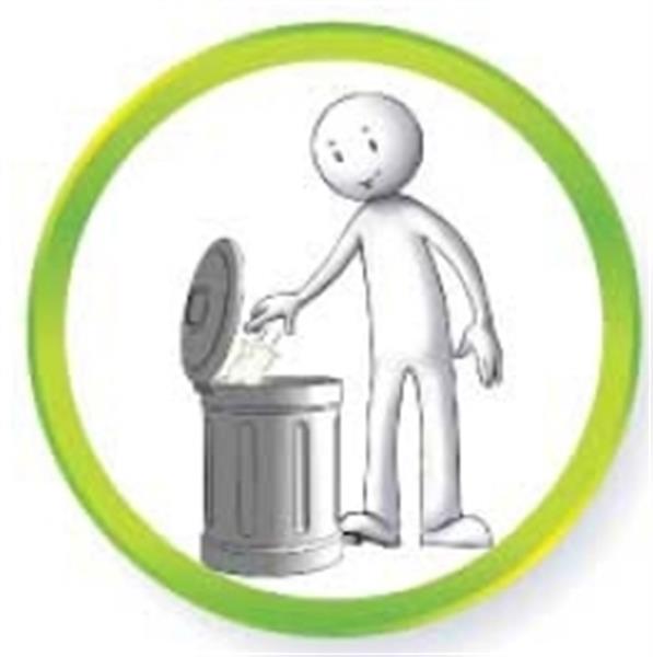 د ستمال مصرف شده را فوراً پس از استفاده بطور مناسب دفع کنیم .