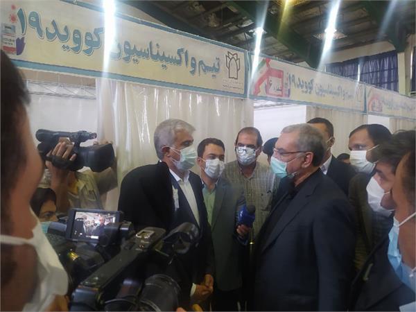 بازدید وزیر بهداشت از مراکز تجمیعی کرمانشاه