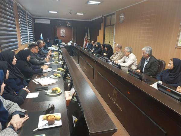 برگزاری مراسم معارفه سرپرست کانون بسیج جامعه پزشکی مرکز بهداشت شهرستان کرمانشاه