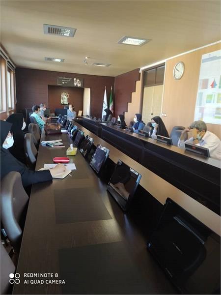 برگزاری سومین جلسه برنامه ریزی آموزش غیر حضوری با حضور رئیس مرکز بهداشت و کارشناسان ستادی