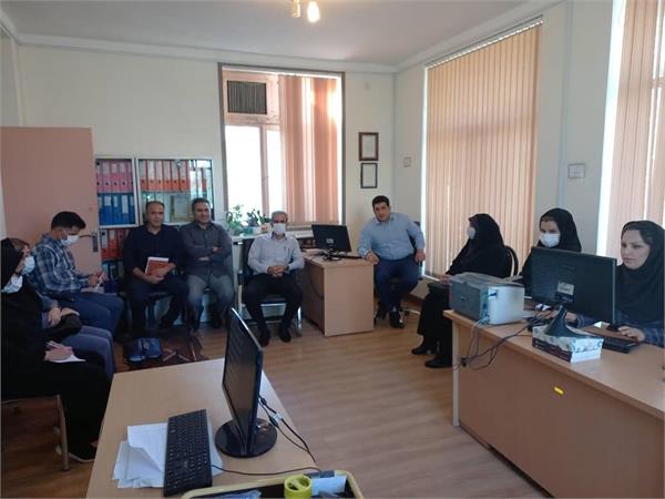تشکیل جلسه درون بخشی واحد بهداشت محیط شهرستان کرمانشاه