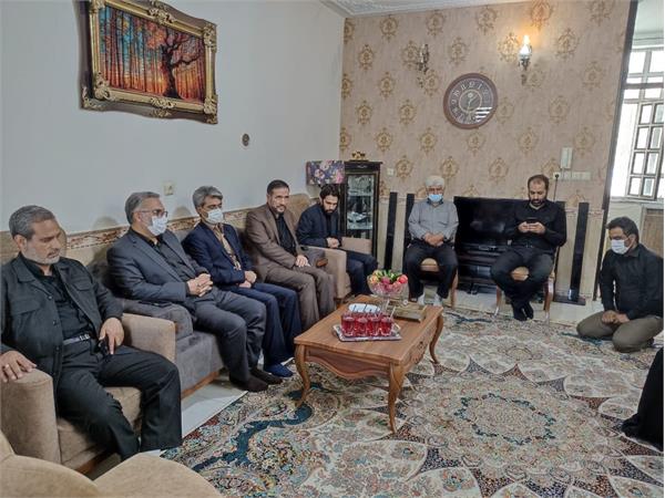 دیدار با خانواده شهدا و ایثارگران مرکز بهداشت شهرستان کرمانشاه
