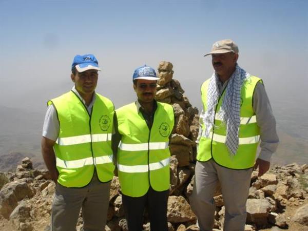 صعود پرسنل بهداشت محیط شهرستان کرمانشاه درسال1389به ارتفاعات دالاخانی 7