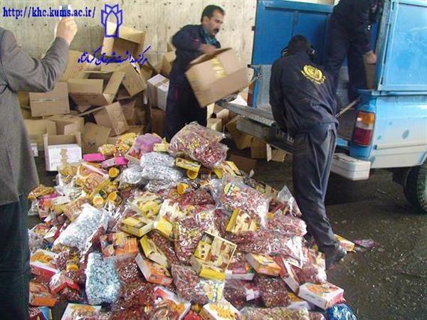 معدوم سازی موادغذایی تاریخ مصرف گذشته