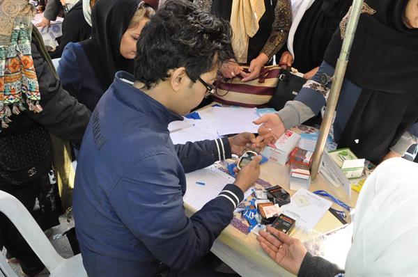 برپایی تیم سیار سلامت ارائه دهنده خدمات بهداشتی اولیه در محل همایش ورزش و صبحانه سالم(مجموعه ورزشی کوثر) 34