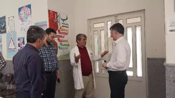 بازدید رئیس دانشگاه علوم پزشکی کرمانشاه از مراکز خدمات جامع سلامت روستایی کرمانشاه