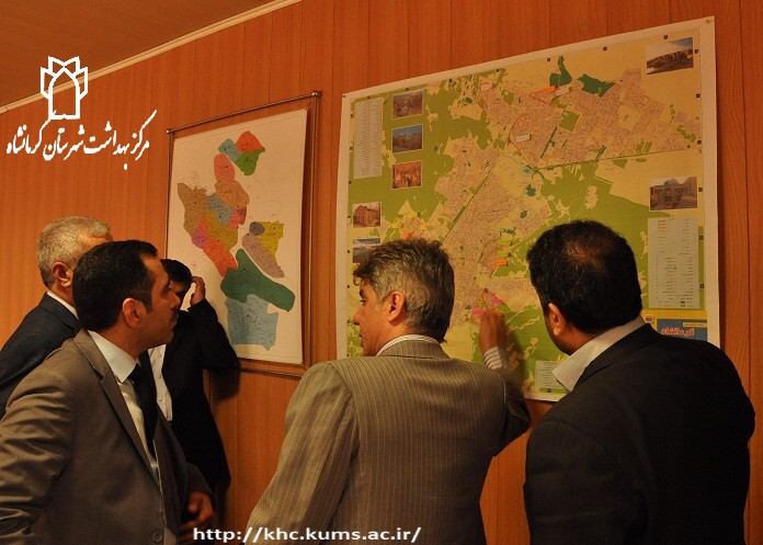 بازدیدهیئت پزشکی عراقی از مرکز بهداشت شهرستان کرمانشاه