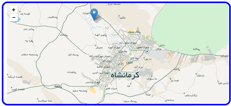 نقشه کرمانشاه