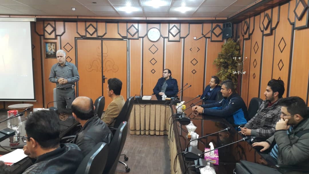 جلسه آموزشی پیشگیری از کرونا ویروس شرکت گاز کرمانشاه