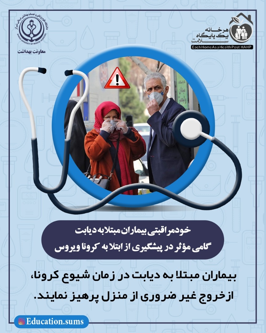 پوستر های خود مراقبتی دیابت