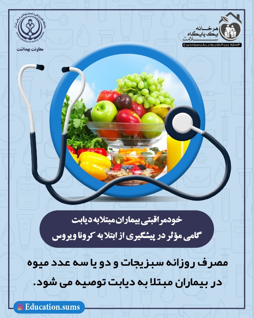 پوستر های خود مراقبتی دیابت