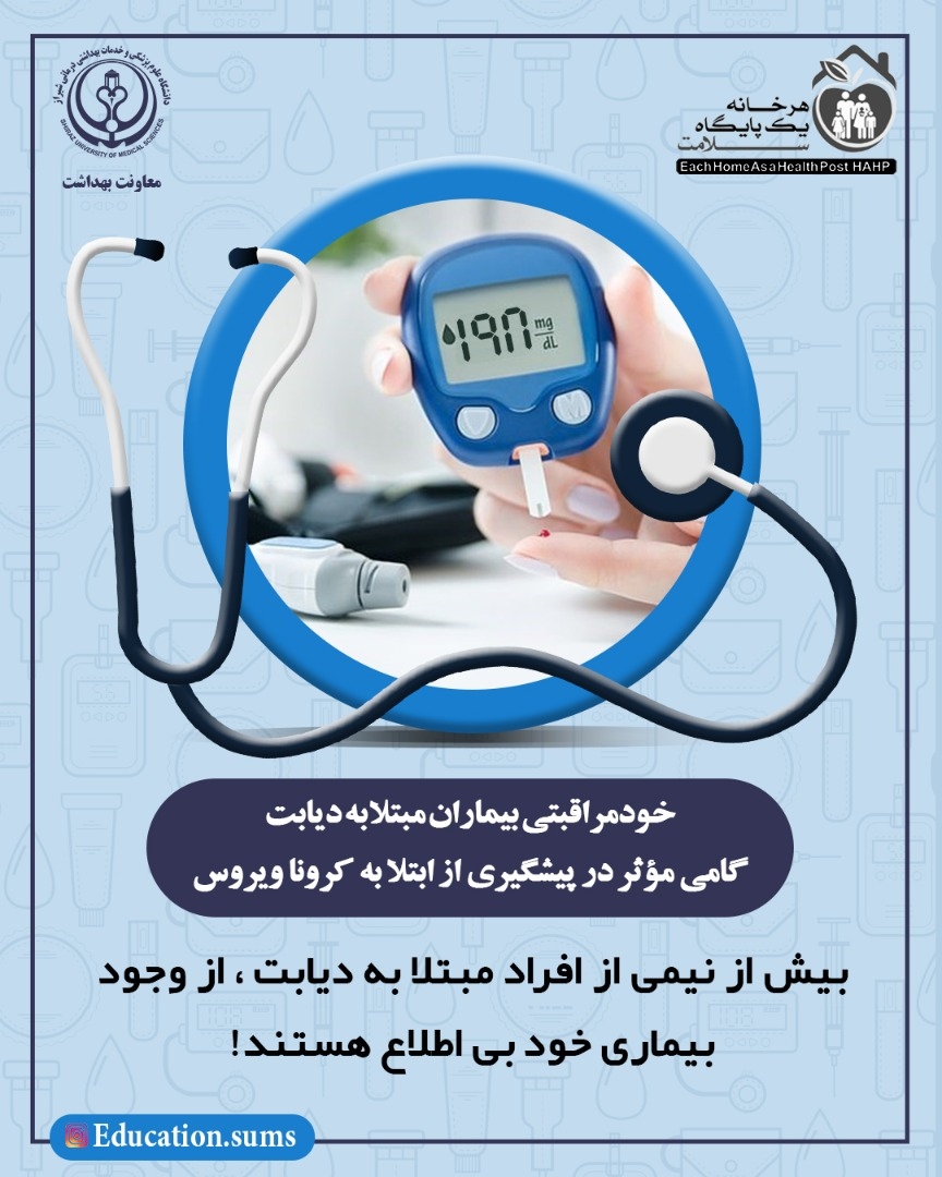 پوستر های خود مراقبتی دیابت