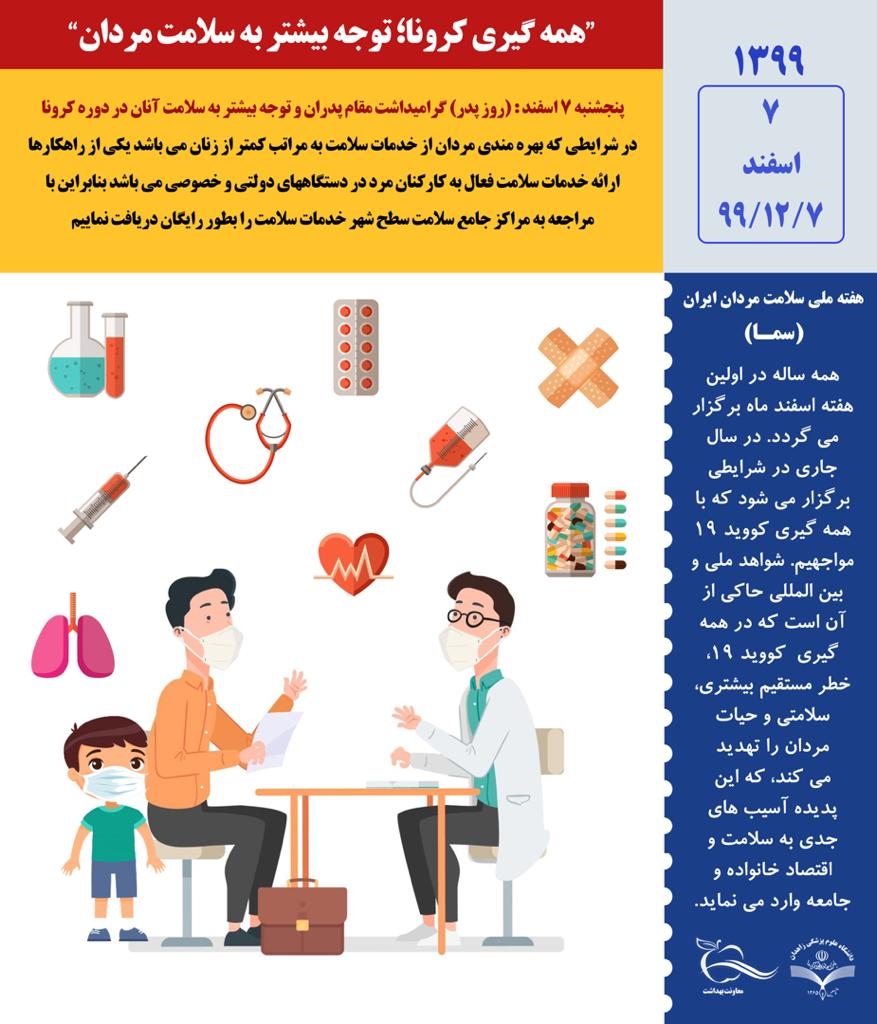 هفته ملی سلامت مردان ایران 1399